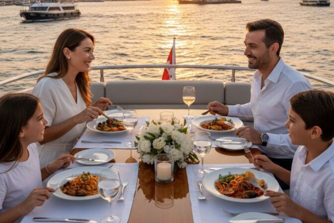 İstanbul’un Işıkları Altında: Boğaz’da VIP Akşam Yemeği ve Gün Batımı Turu Rehberi