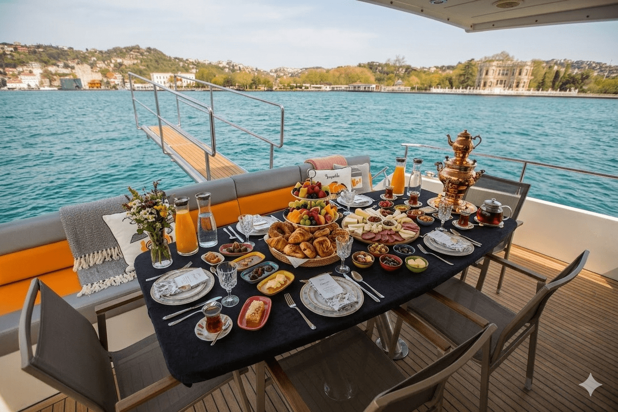 Baharın Müjdecisi: Adalara Karşı Yatta Kahvaltı Keyfi